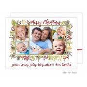 Christmas Digital Photo Cards, Vines Frame, Take Note Designs